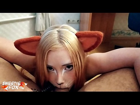 ❤️ 狐狸精吞下鸡巴并在嘴里射精 ☑ Porno